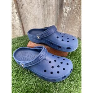 CROCS Classic Navy Women's 8 Clogs